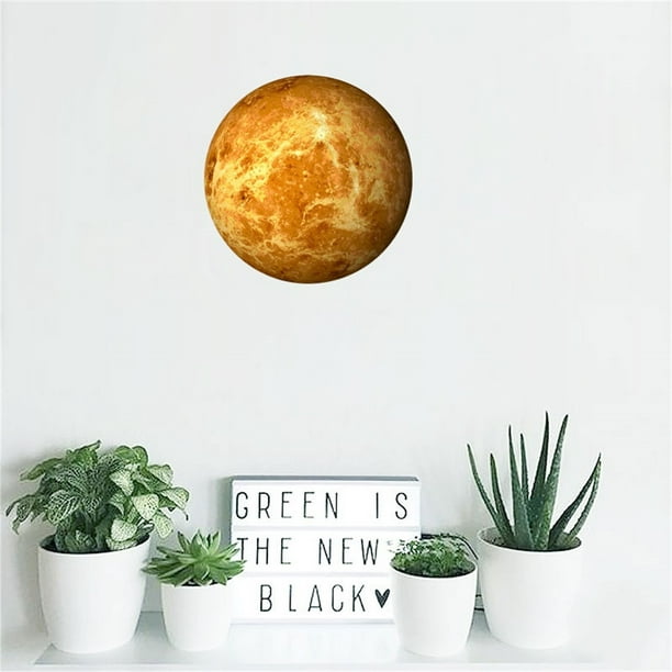3D Planet Fluorescent Wall Sticker Removable Glow In The Dark Wall Sticker